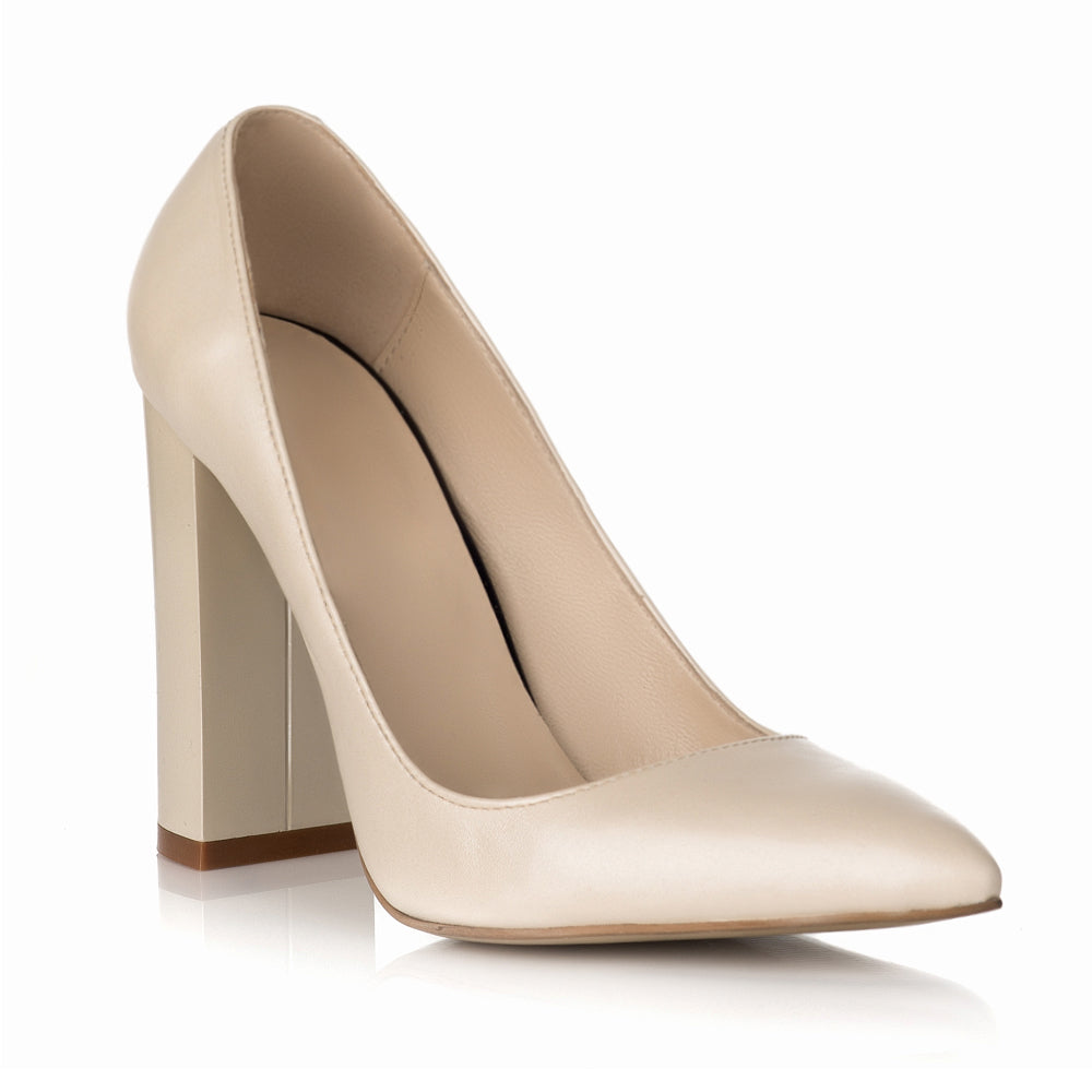 Pantofi Dama Piele Naturala Alb S3 - orice culoare