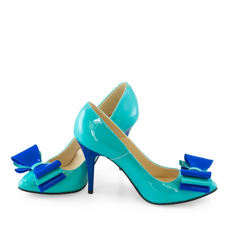 Pantofi piele stiletto Funda Smarald D18