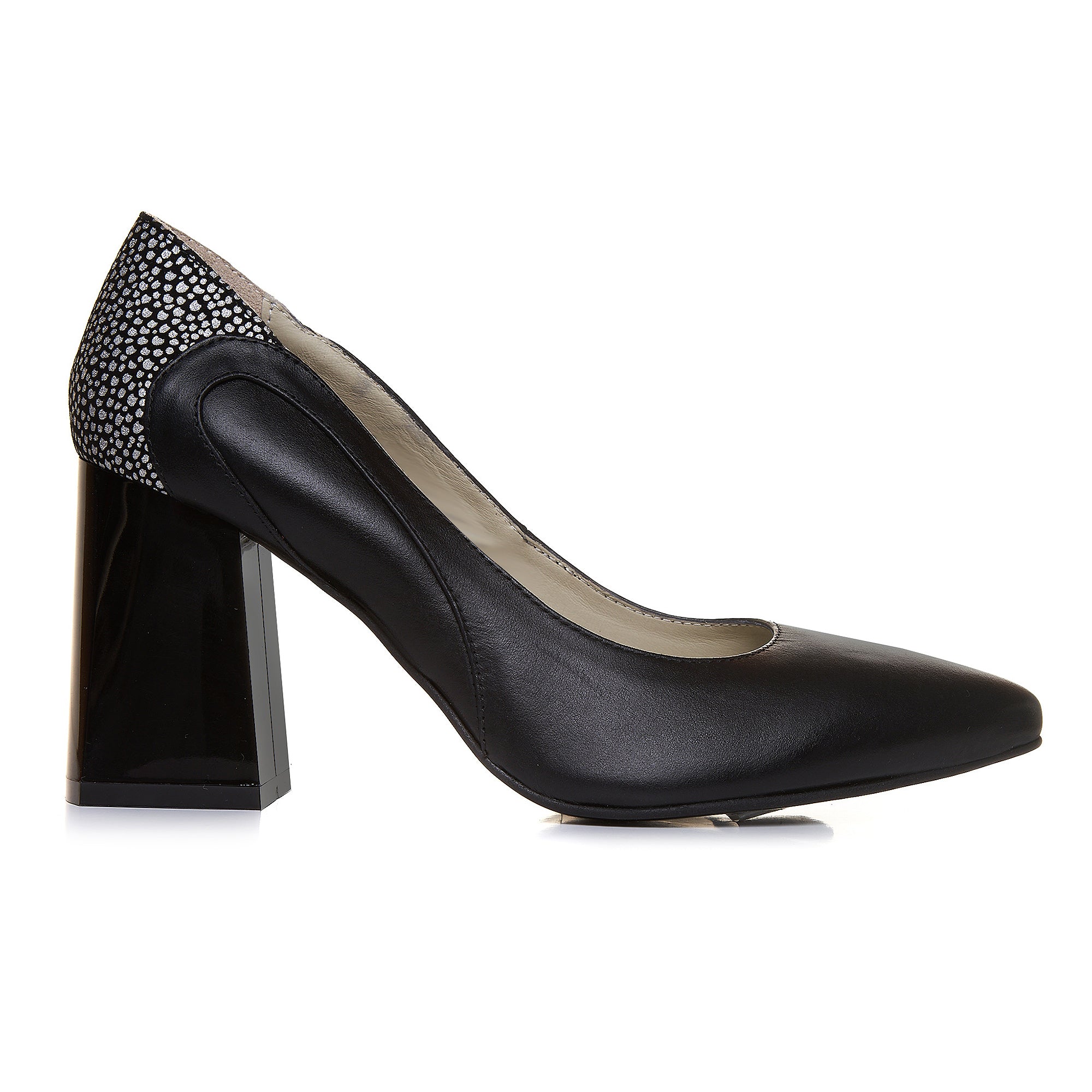 Pantofi Dama Piele Negru Karla T44- pe stoc