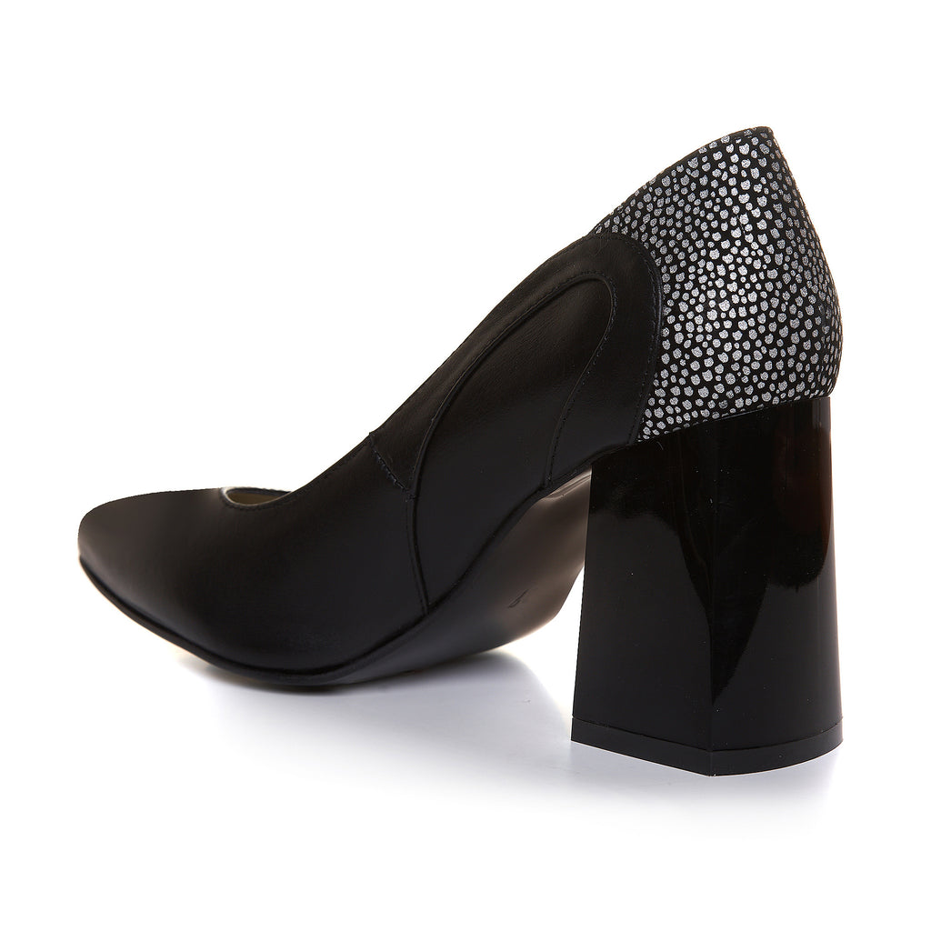 Pantofi Dama Piele Negru Karla T44- pe stoc