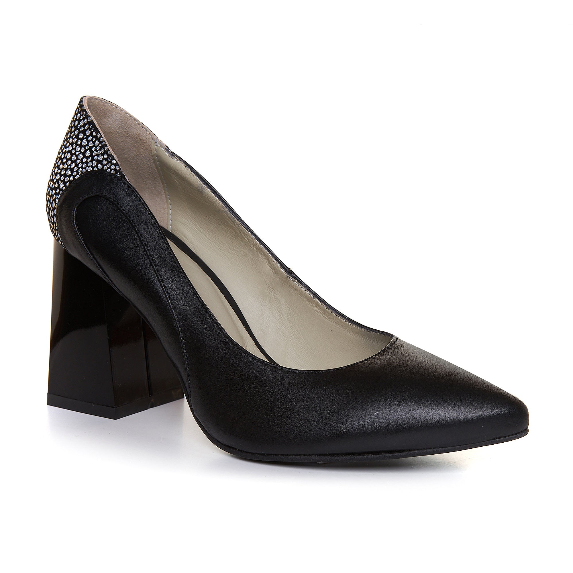 Pantofi Dama Piele Negru Karla T44- pe stoc