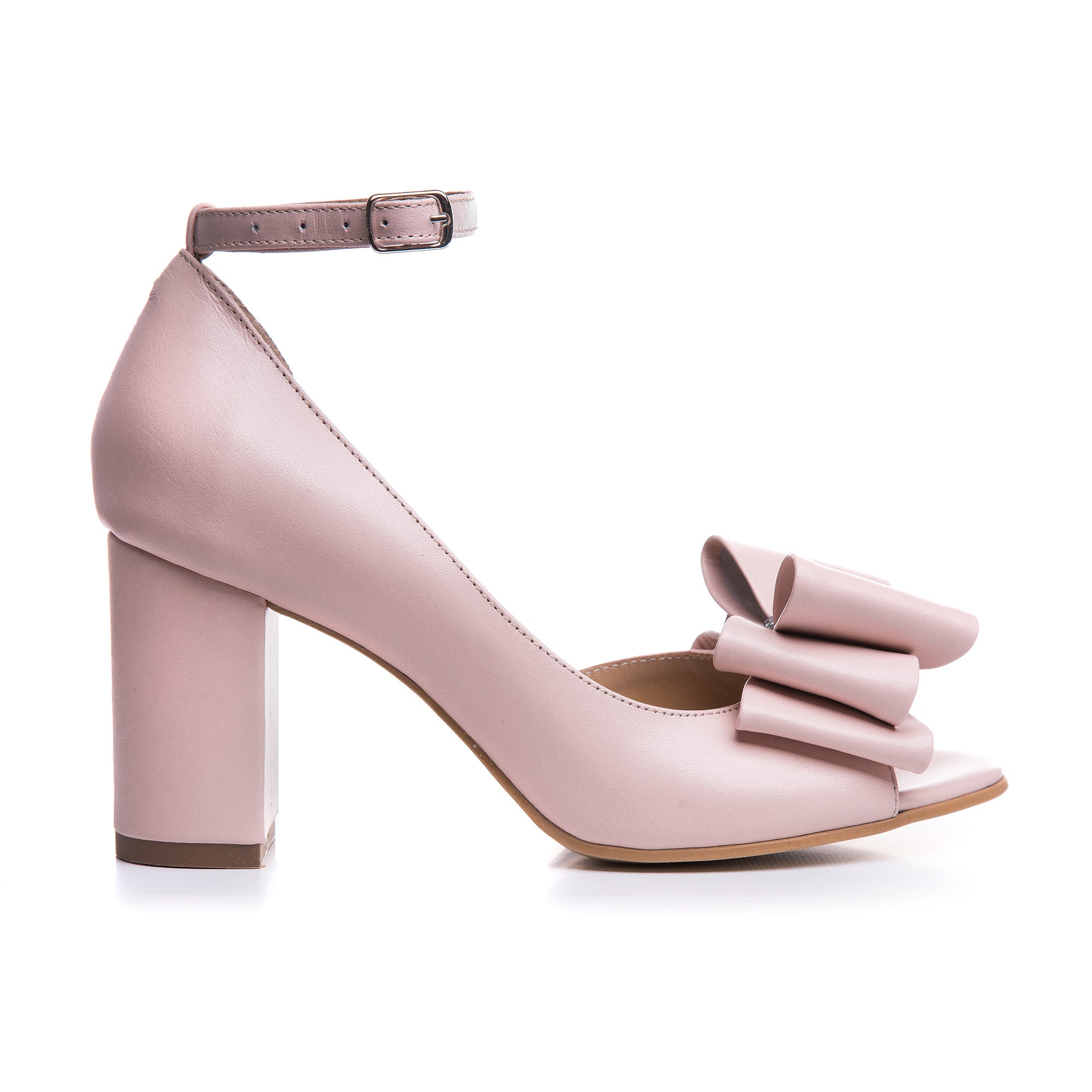 Pantofi Dama Piele Nude Decupat Funda Tripla L24 - orice culoare