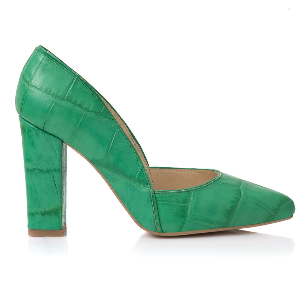 Pantofi Dama Piele Verde Iris E5 - orice culoare