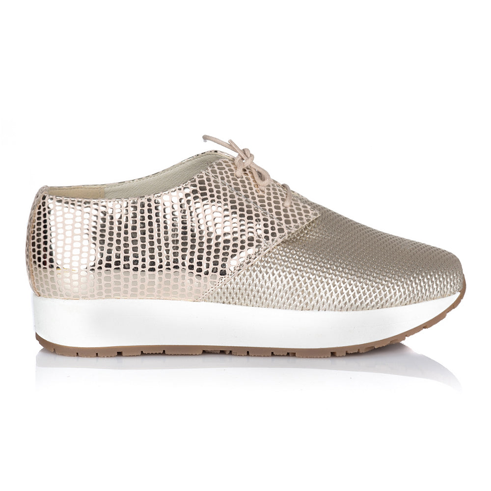 Pantofi Dama Sport Piele Auriu Light V24 - orice culoare