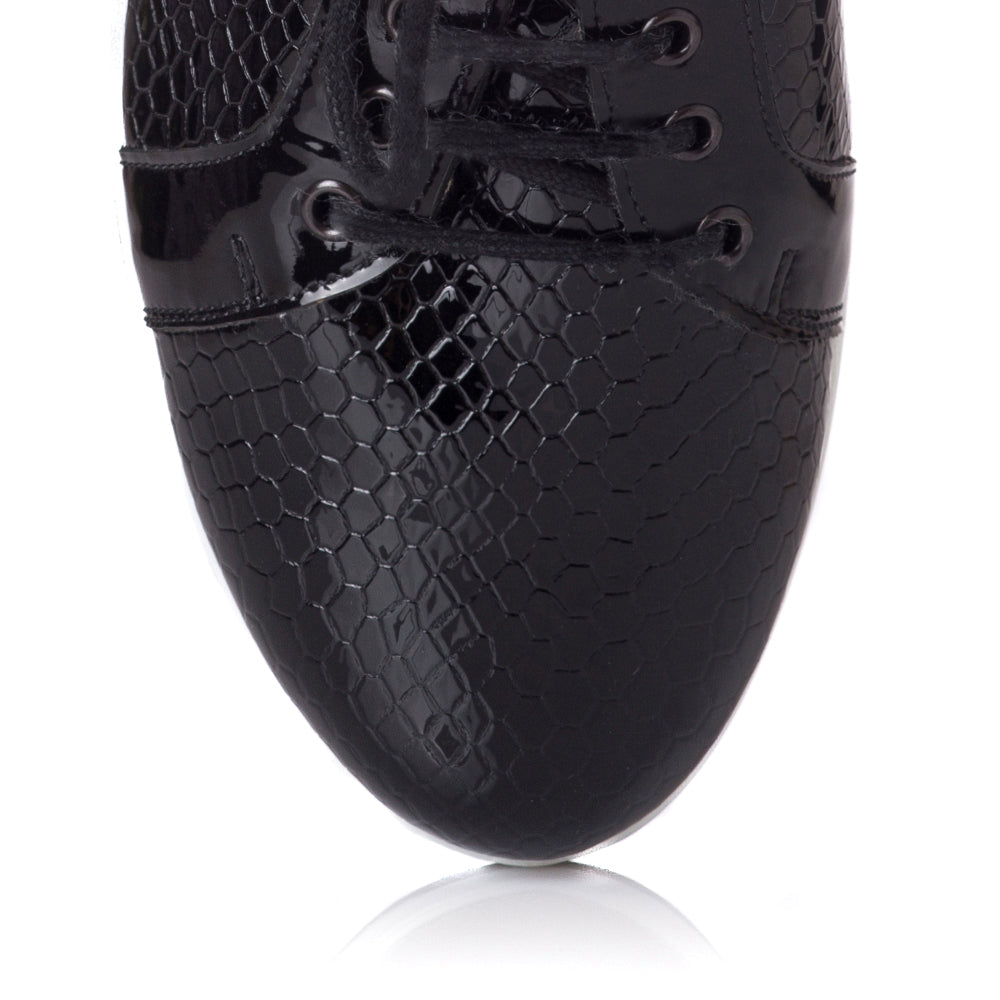 Pantofi Sport Piele Lacuita Negru T24 - orice culoare