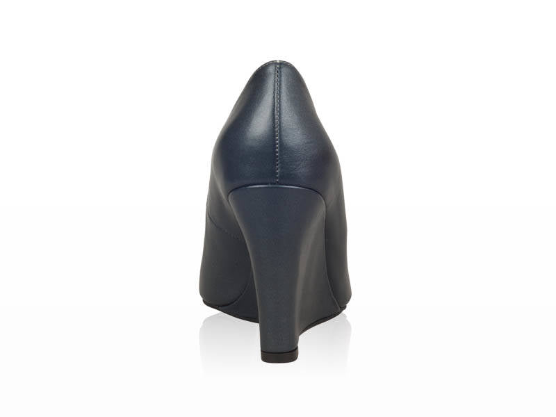 Pantofi Piele cu Platforma Negru N20 - orice culoare