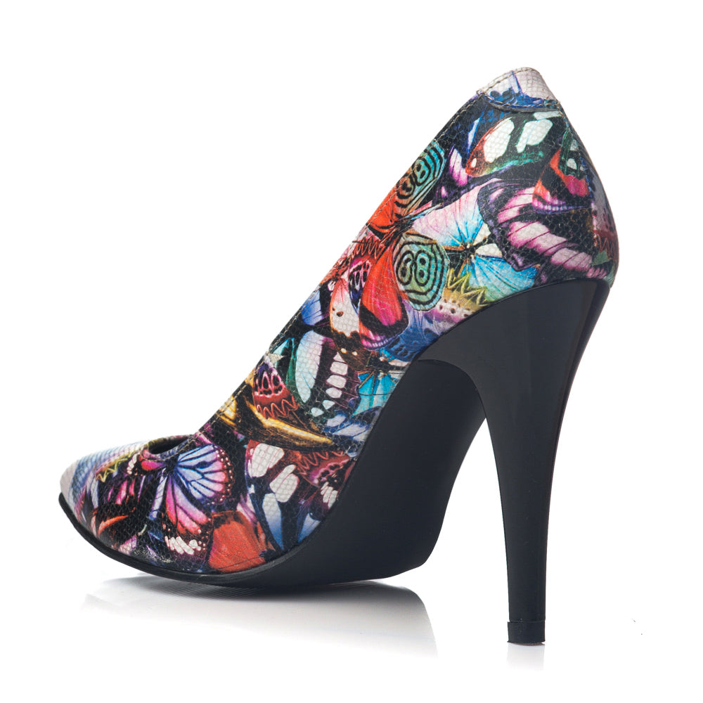 Pantofi Dama Piele Stiletto Colors V20 - orice culoare