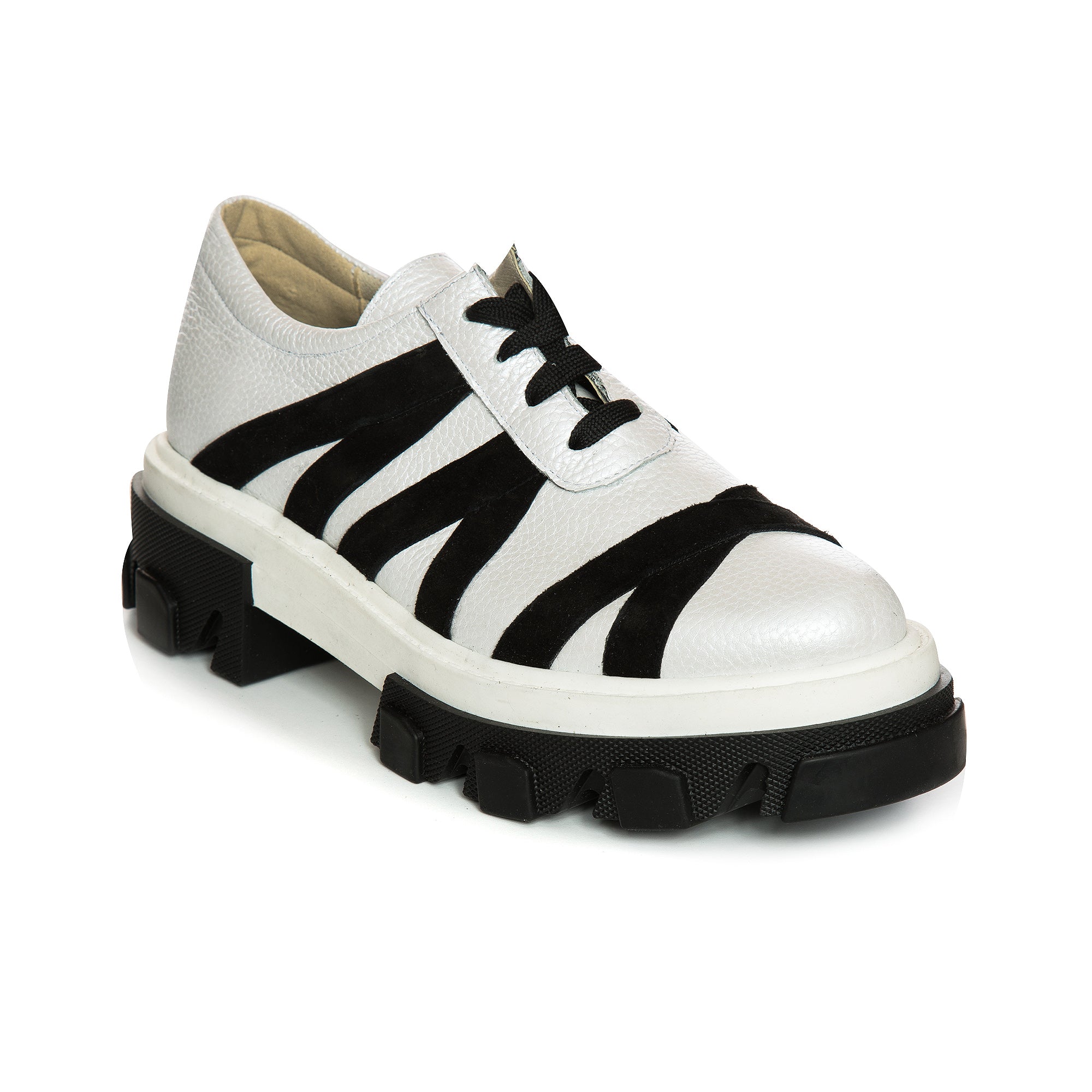 Pantofi Dama Talpa Bocanc Alb/Negru V14  - orice culoare