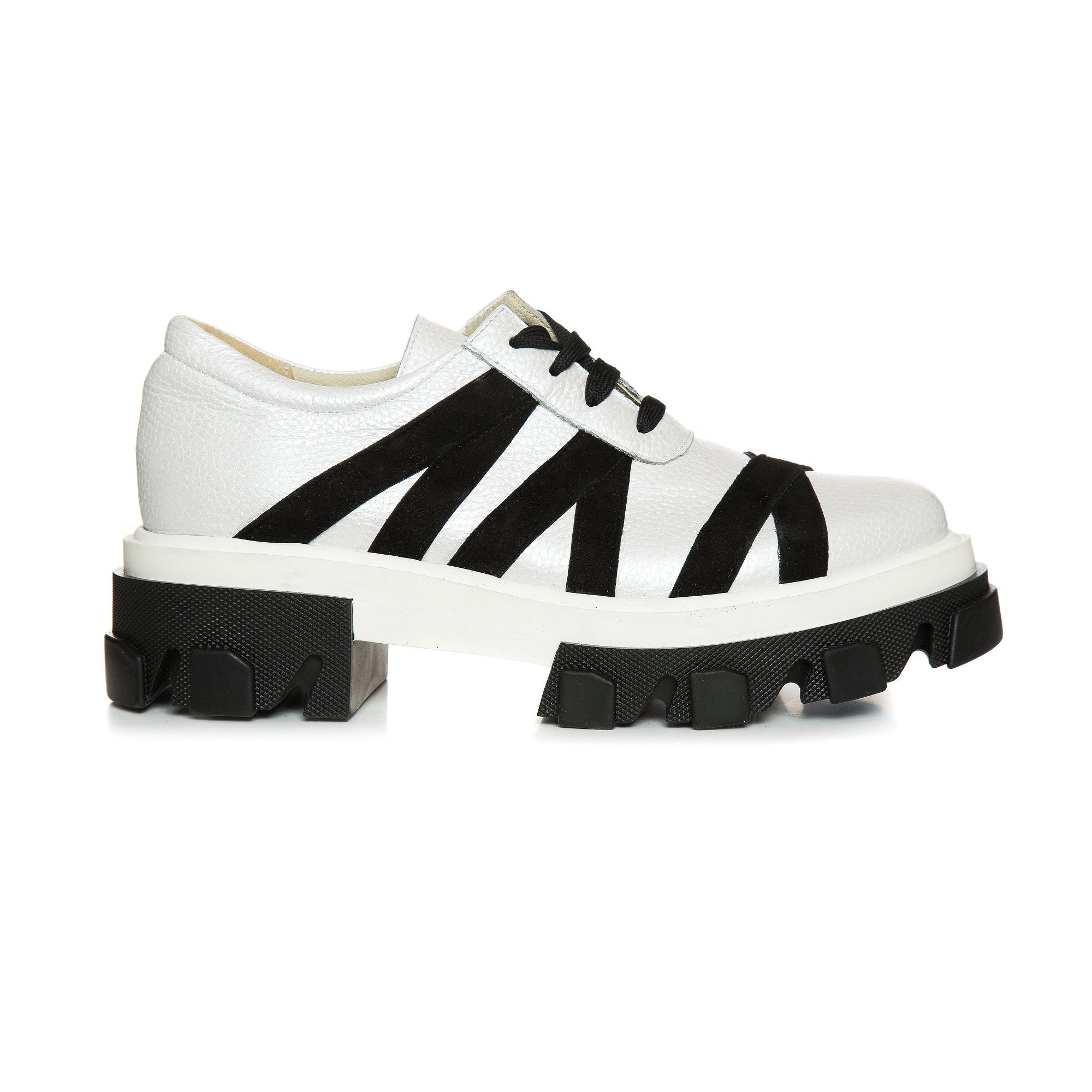 Pantofi Dama Talpa Bocanc Alb/Negru V14  - orice culoare