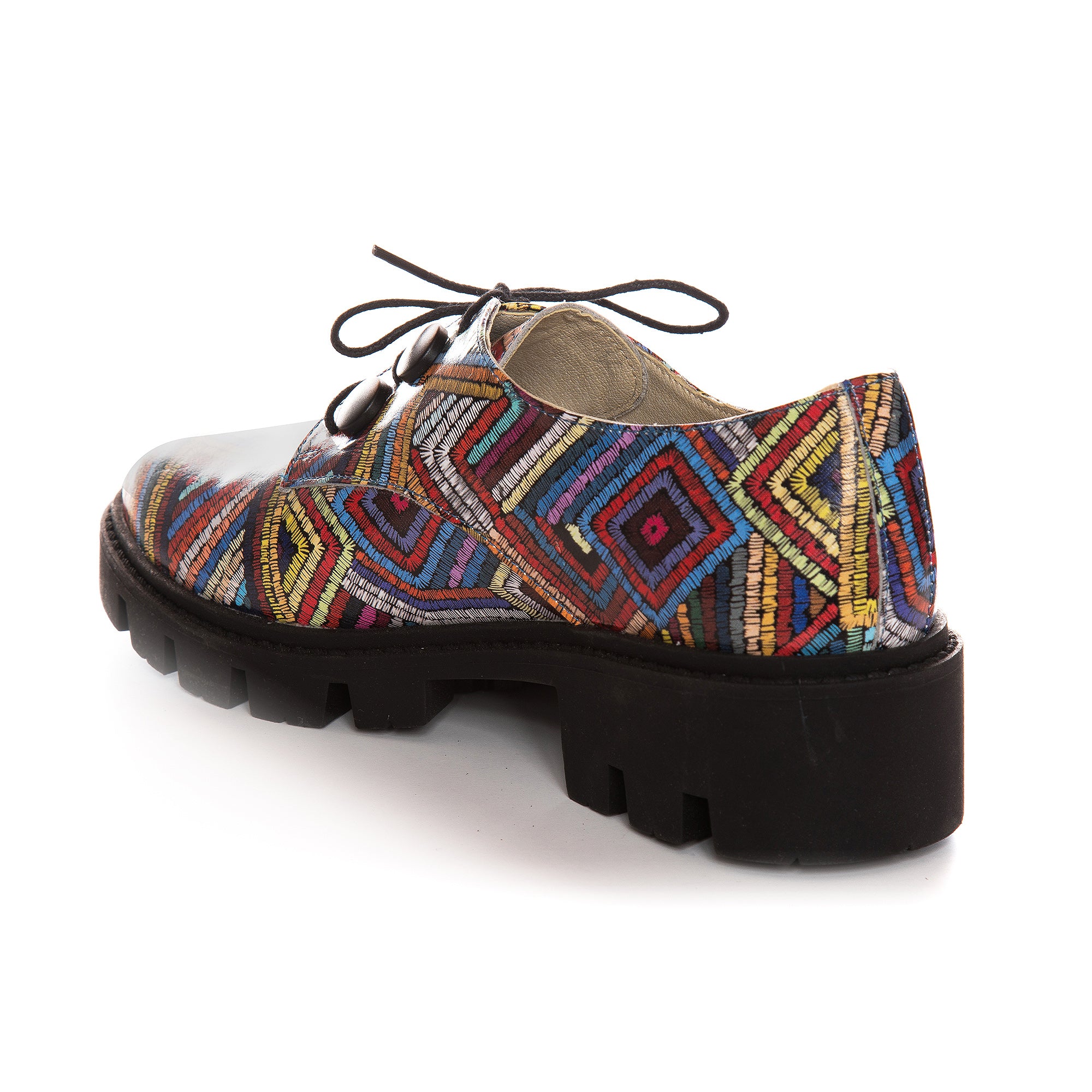Pantofi Piele Color Tala Joasa Renya V49  - orice culoare