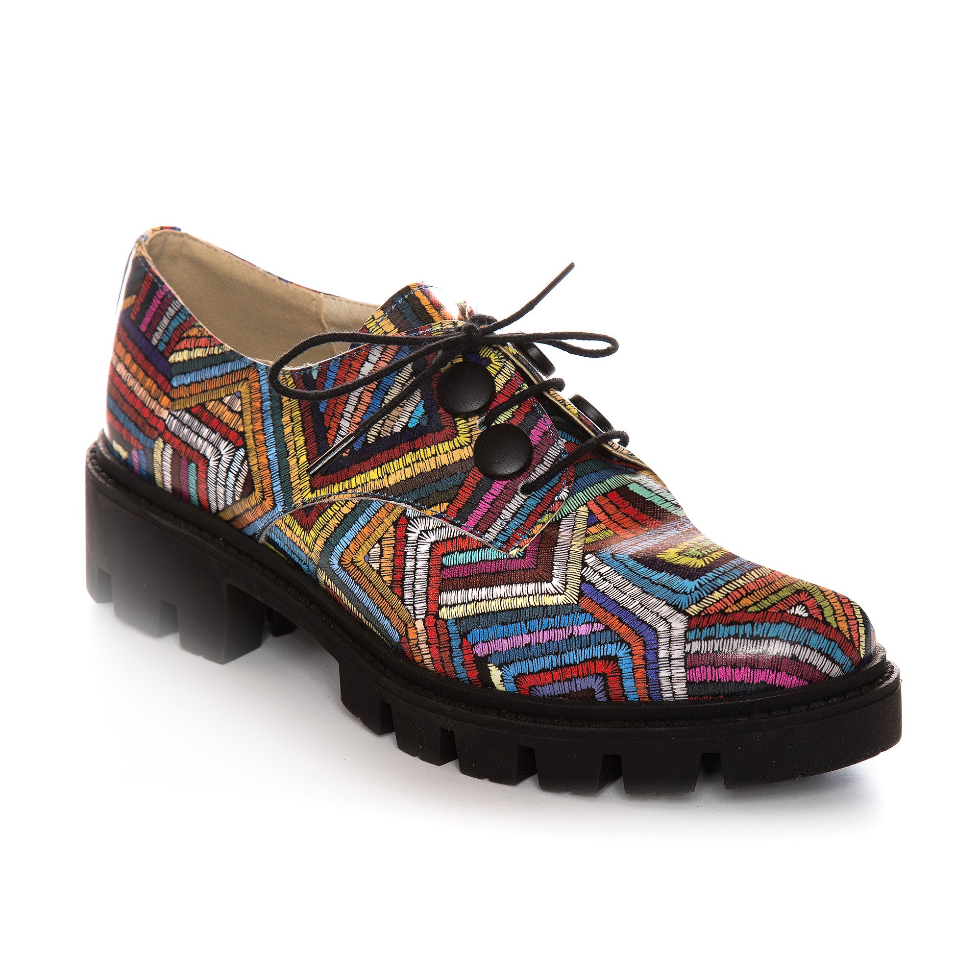 Pantofi Piele Color Tala Joasa Renya V49  - orice culoare