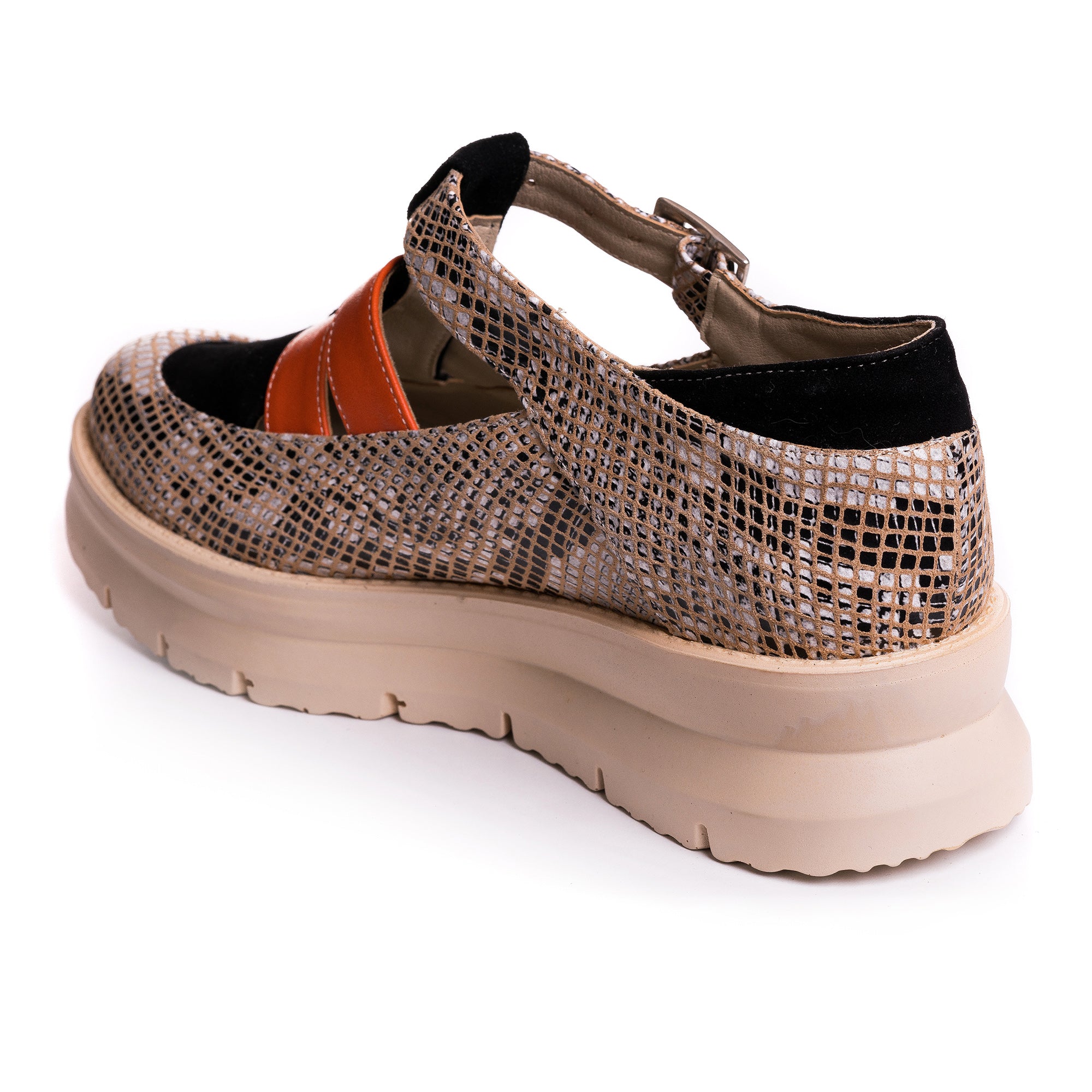 Pantofi Piele Talpa Inalta Color V48  - orice culoare