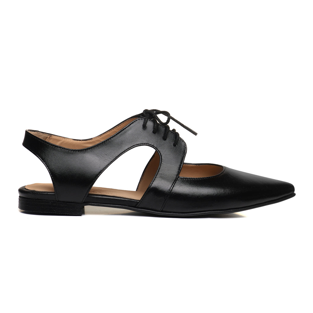 Pantofi talpa joasa piele naturala Chloe E14- orice culoare