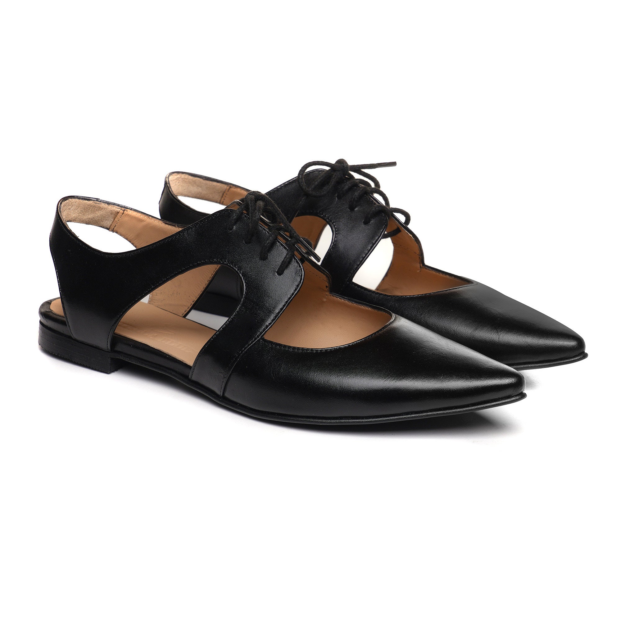 Pantofi talpa joasa piele naturala Chloe E14- orice culoare