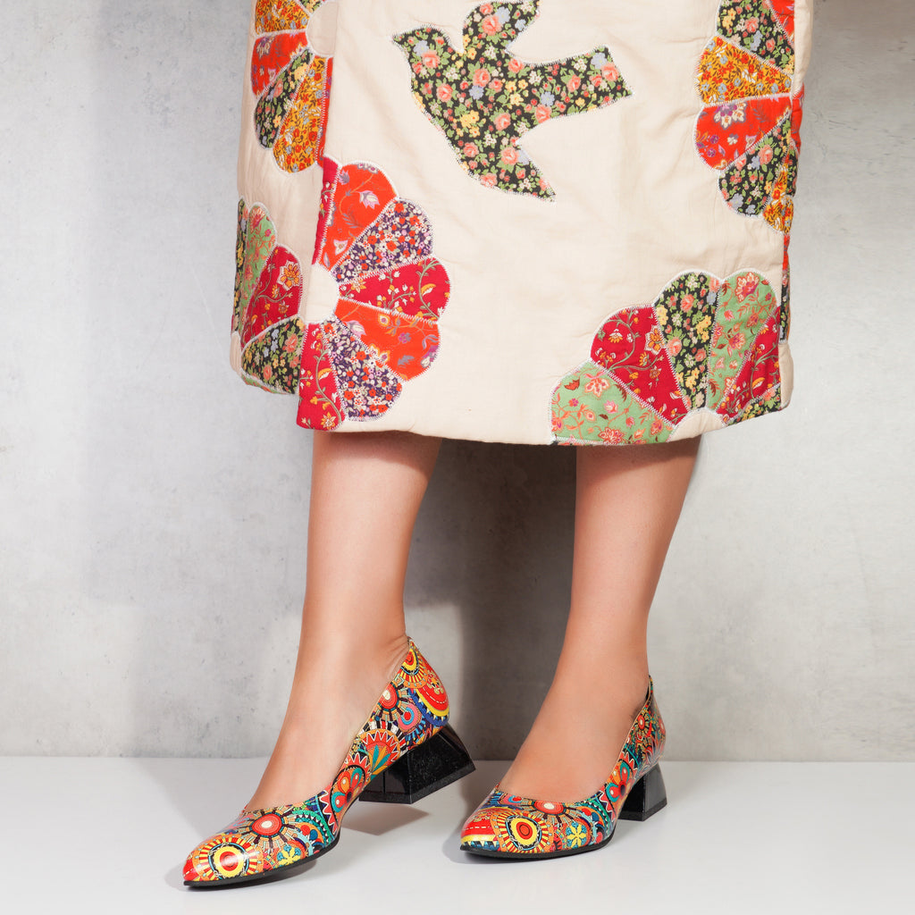 Pantofi Piele Colorata Comod Emma V22 - orice culoare