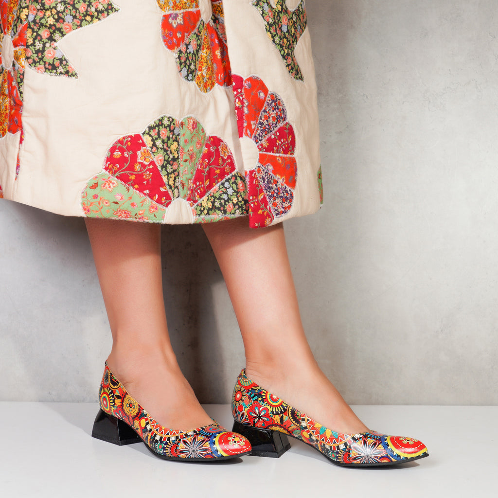 Pantofi Piele Colorata Comod Emma V22 - orice culoare