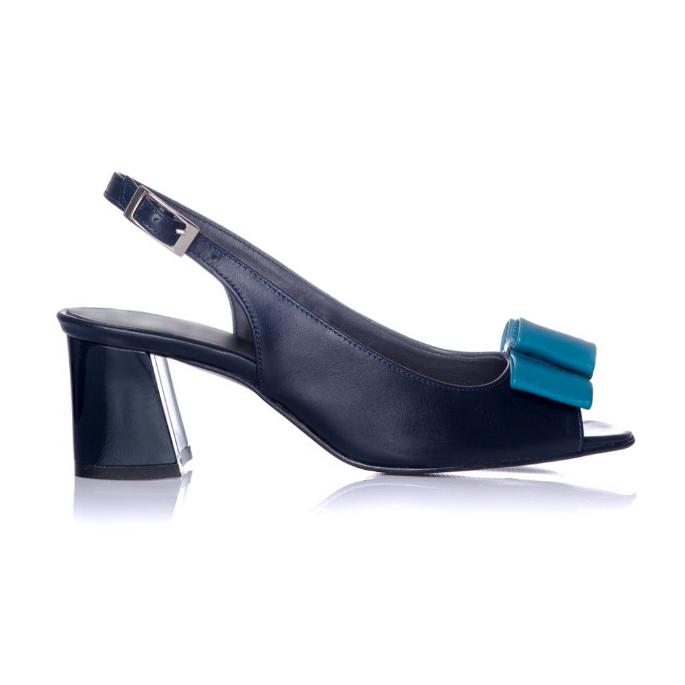 Sandale piele bleumarin Chic madame1 - orice culoare