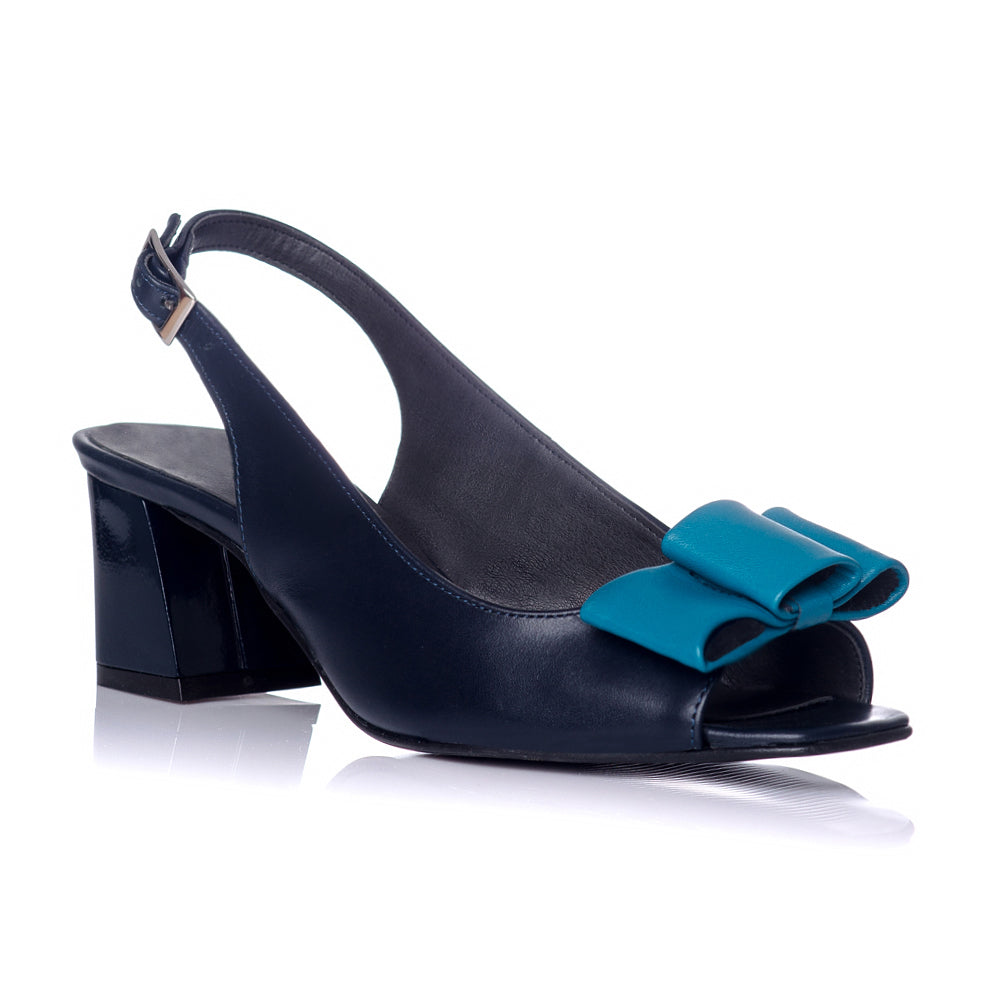 Sandale piele bleumarin Chic madame1 - orice culoare