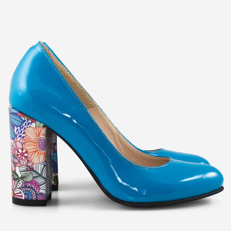 Pantofi Dama Lac Negru Fabiola D12 - Orice Culoare