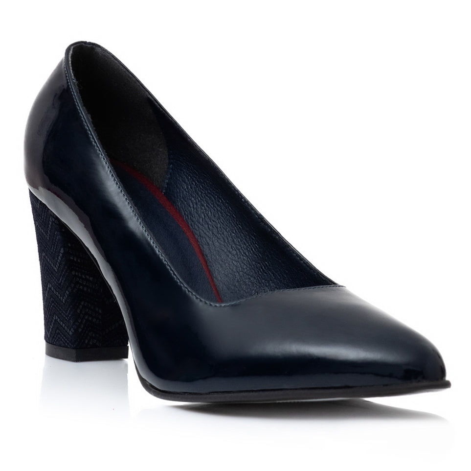 Pantofi Dama Piele Turcoaz April T30 - Orice Culoare