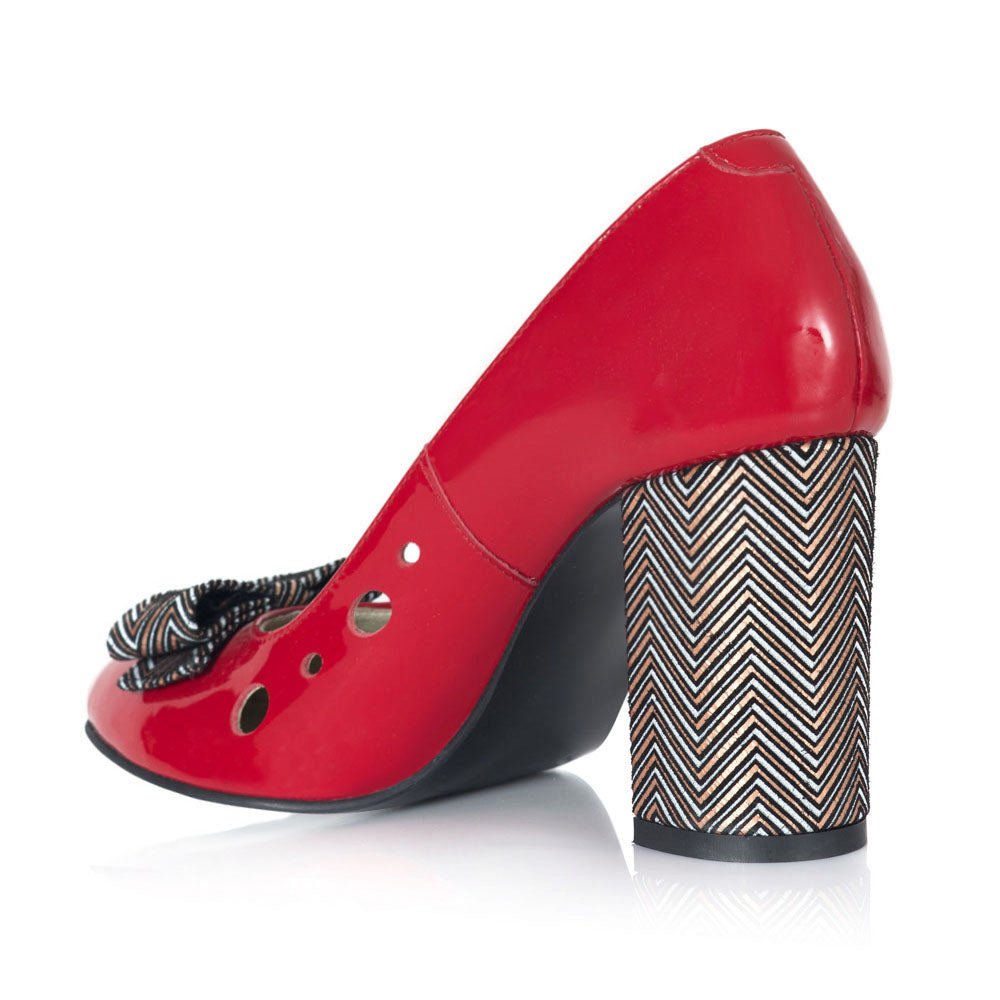 Pantofi Lac Rosu Fundita Milen V52 - orice culoare