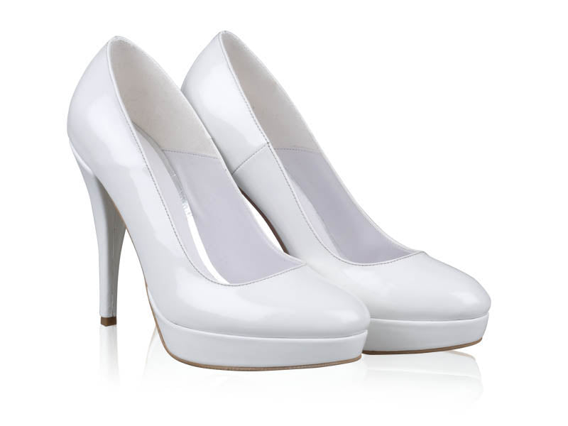 Pantofi mireasa N28 Pure White - orice culoare