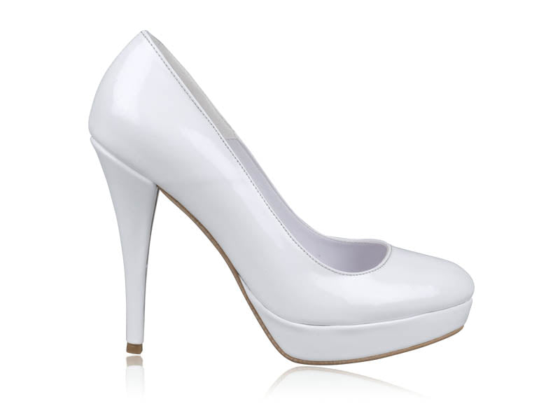 Pantofi mireasa N28 Pure White - orice culoare