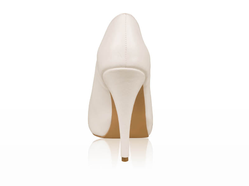 Pantofi mireasa N8 Silver cu fundita - orice culoare