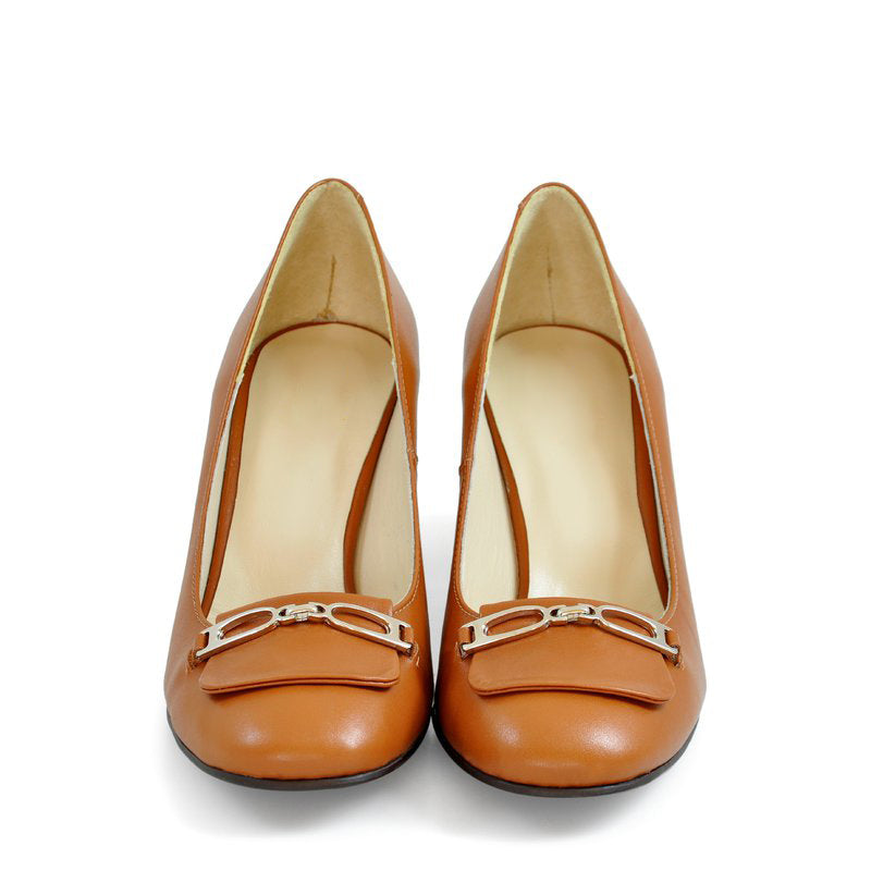 Pantofi Piele Office Camel D40 - orice culoare
