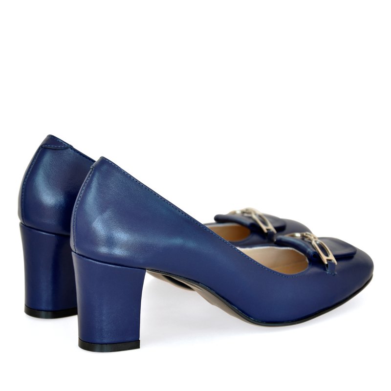 Pantofi Piele Office Bleumarine D40 - orice culoare