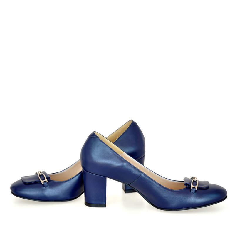 Pantofi Piele Office Bleumarine D40 - orice culoare