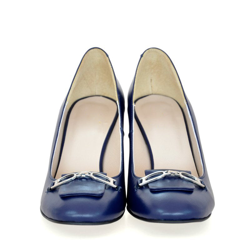 Pantofi Piele Office Bleumarine D40 - orice culoare