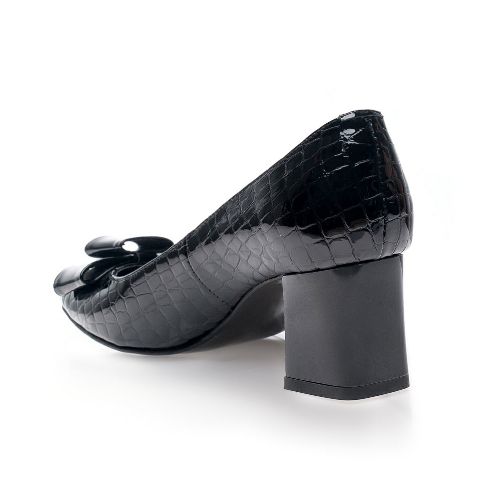 Pantofi piele Office Chic Croco - orice culoare
