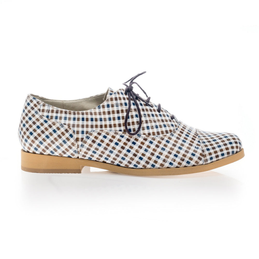 Pantofi Oxford Multicolor Alb V8 - Orice culoare