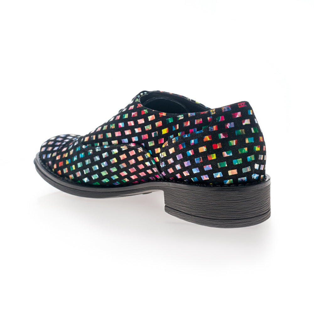 Pantofi Oxford Multicolor Negru V8 - Orice culoare