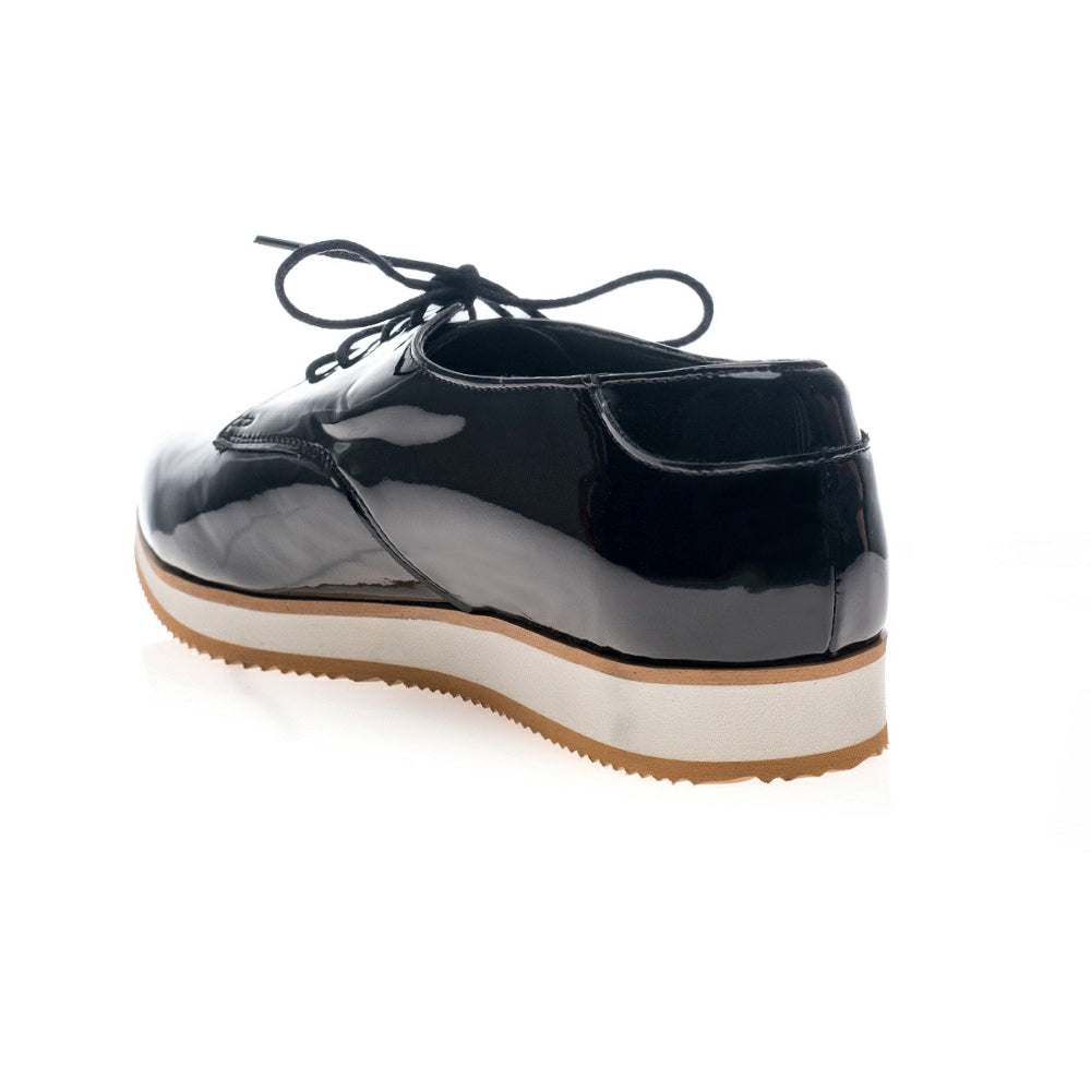 Pantofi piele Oxford Varf ascutit Negru V4 - orice culoare