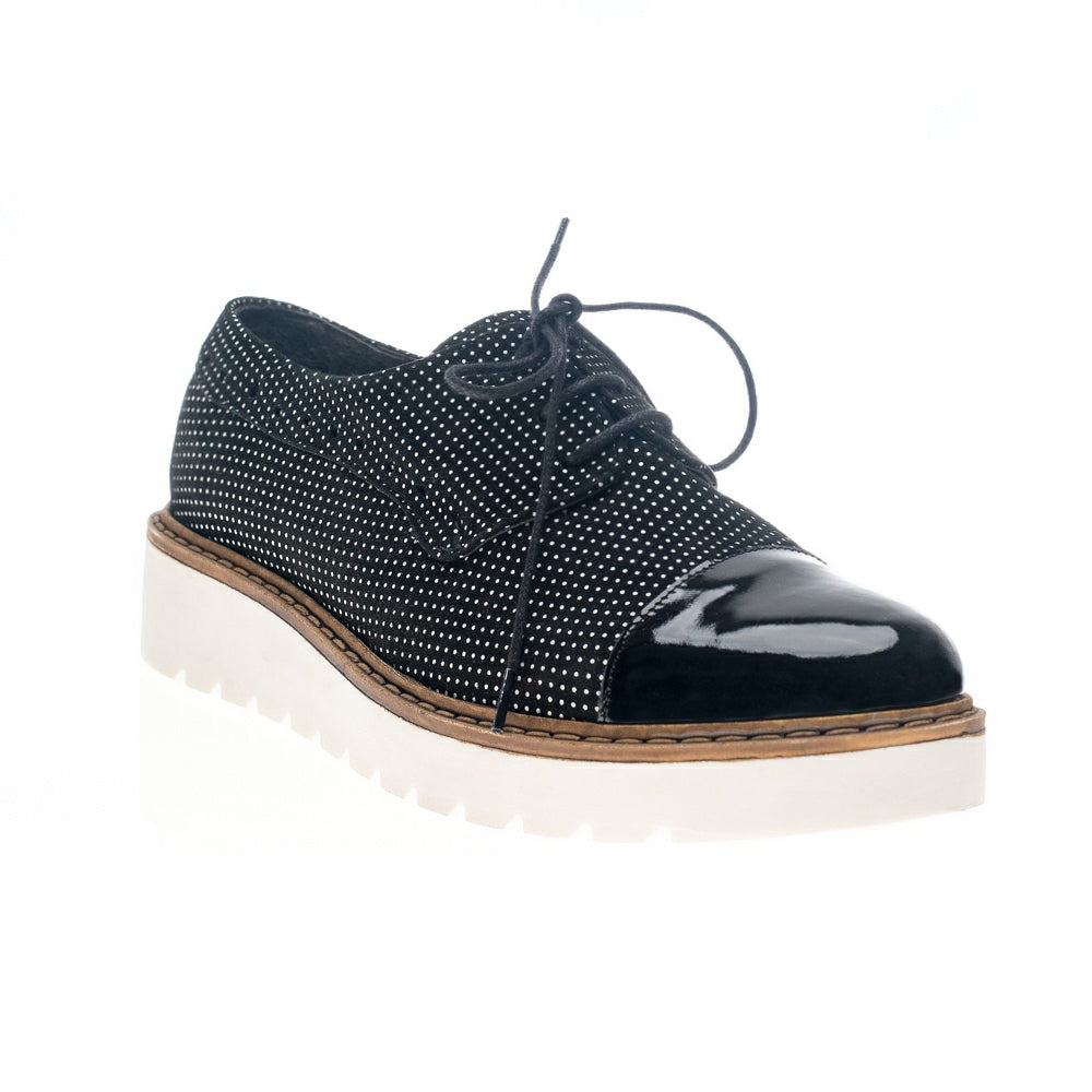 Pantofi piele Oxford Moni Buline  - orice culoare