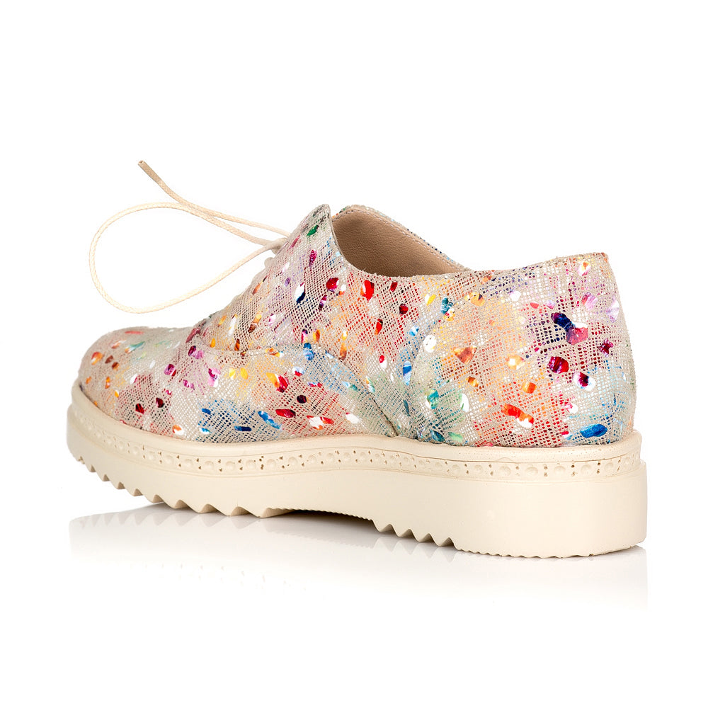 Pantofi Oxford Piele Floral C10 - orice culoare