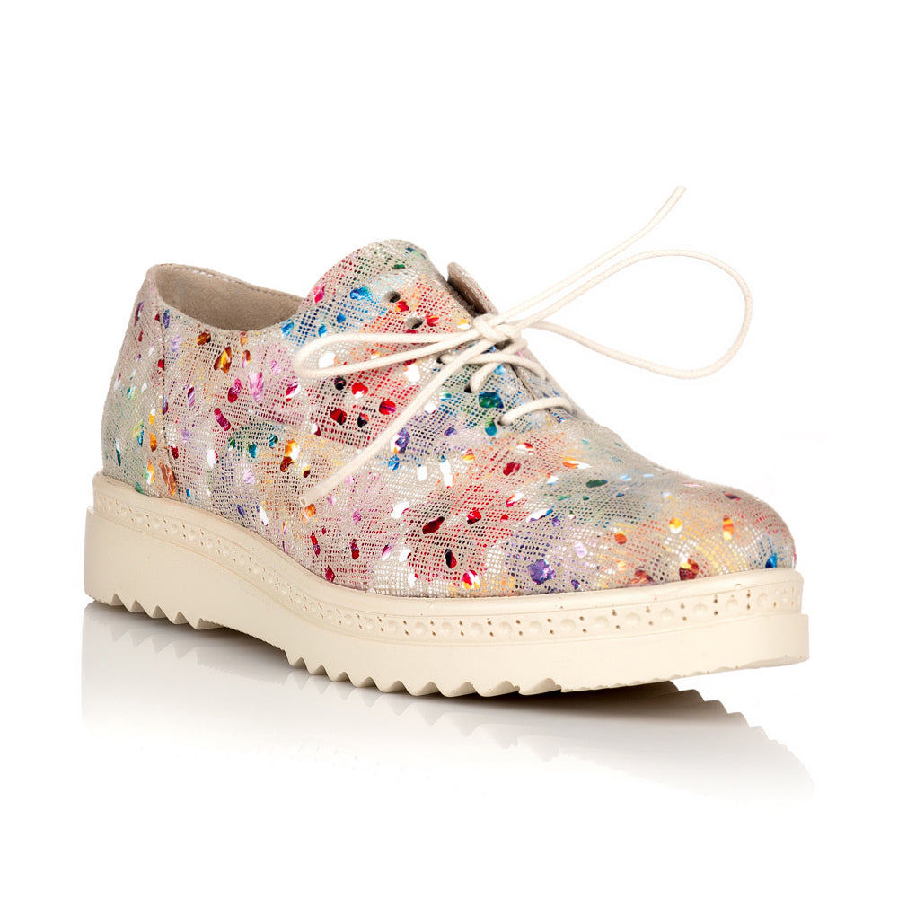 Pantofi Oxford Piele Floral C10 - orice culoare