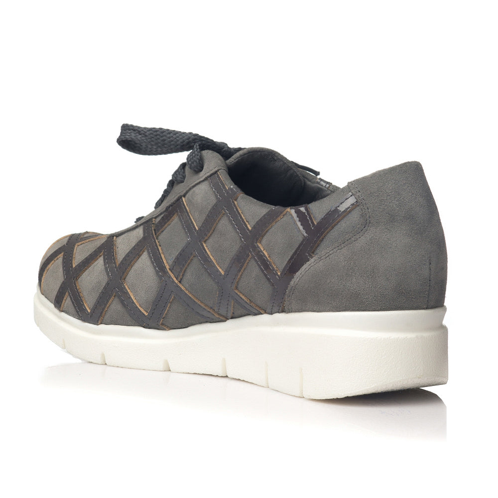 Pantofi piele model gri Oxford V18 - orice culoare