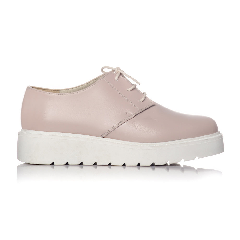Pantofi piele nude Oxford V14 - orice culoare