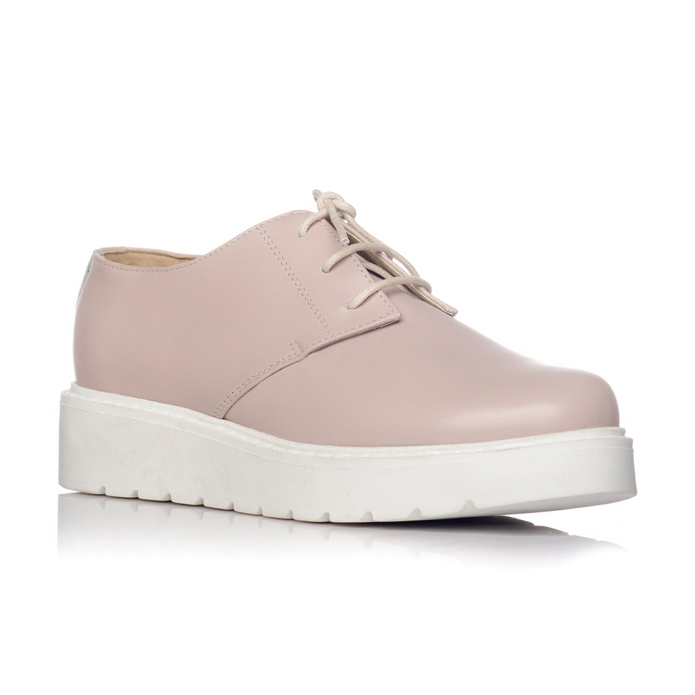 Pantofi piele nude Oxford V14 - orice culoare