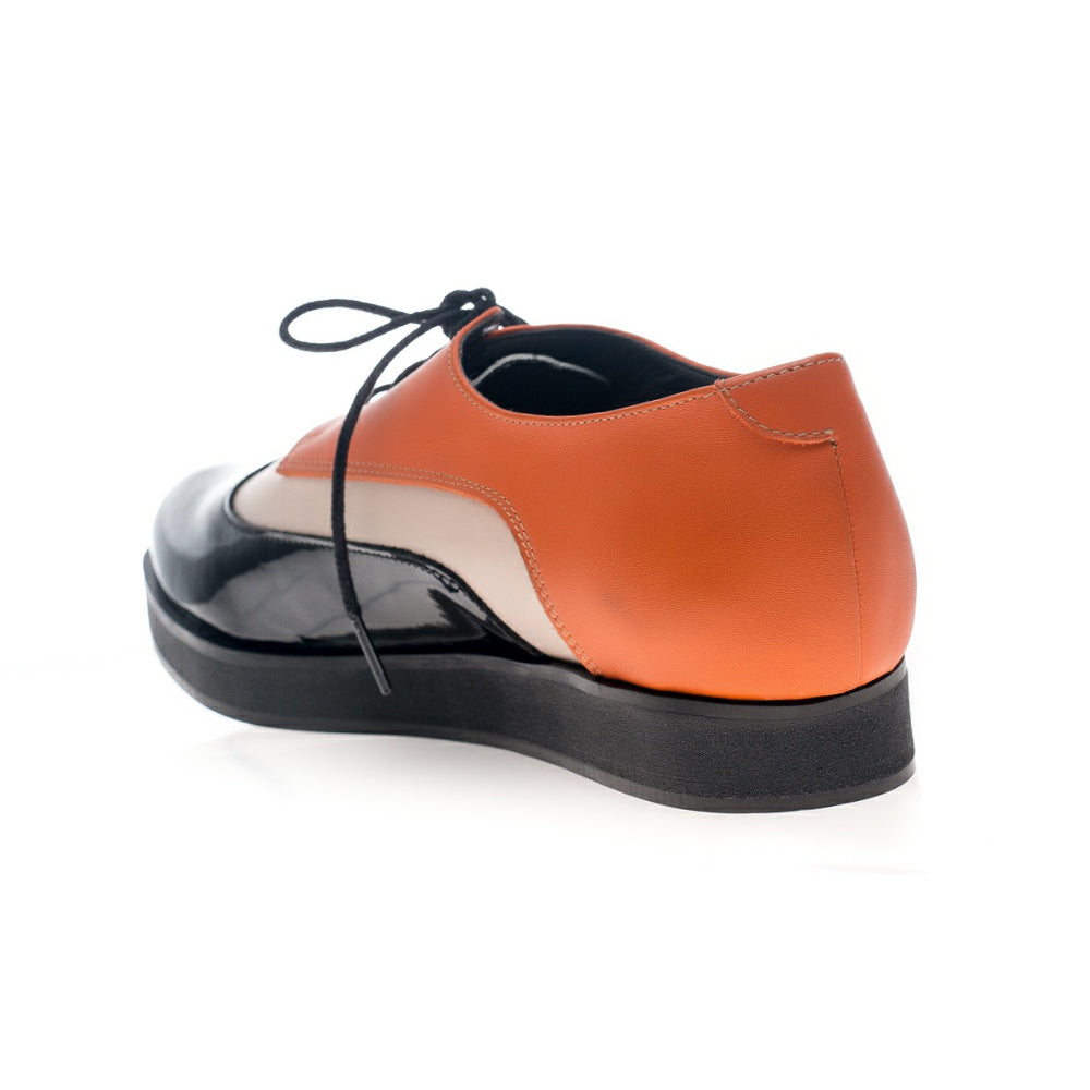 Pantofi piele Oxford Duet Combi V20 - orice culoare