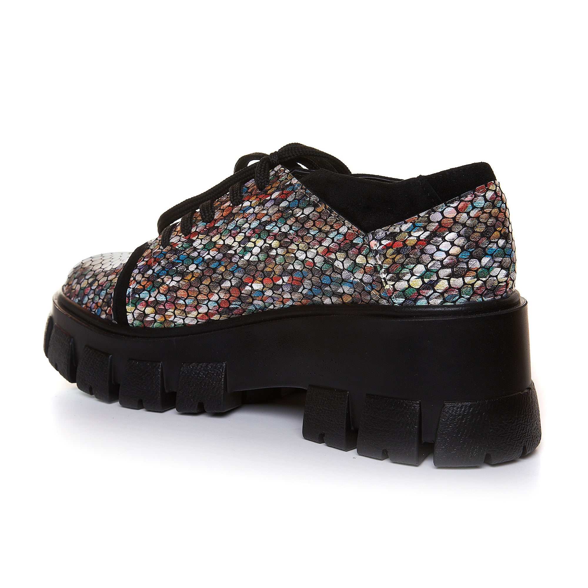 Pantofi Tip Oxford Talpa Inalta Piele Color V65 -  orice culoare