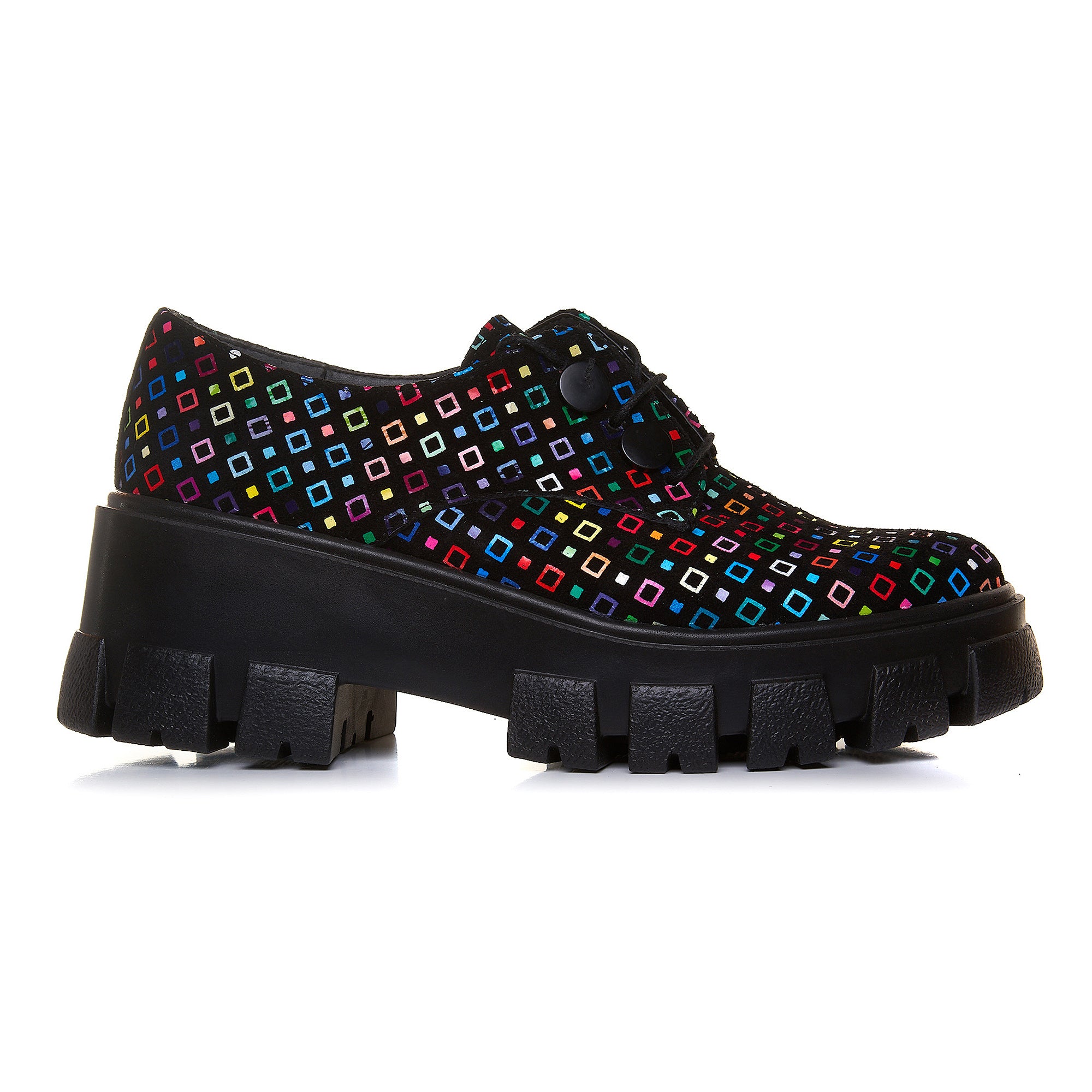 Pantofi Tip Oxford Talpa Inalta Piele Color V66 -  orice culoare