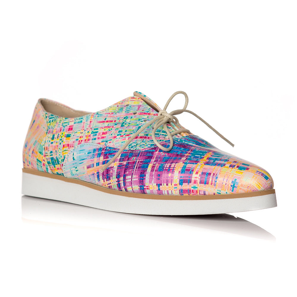 Pantofi piele Oxford Varf Ascutit Color C1  - orice culoare