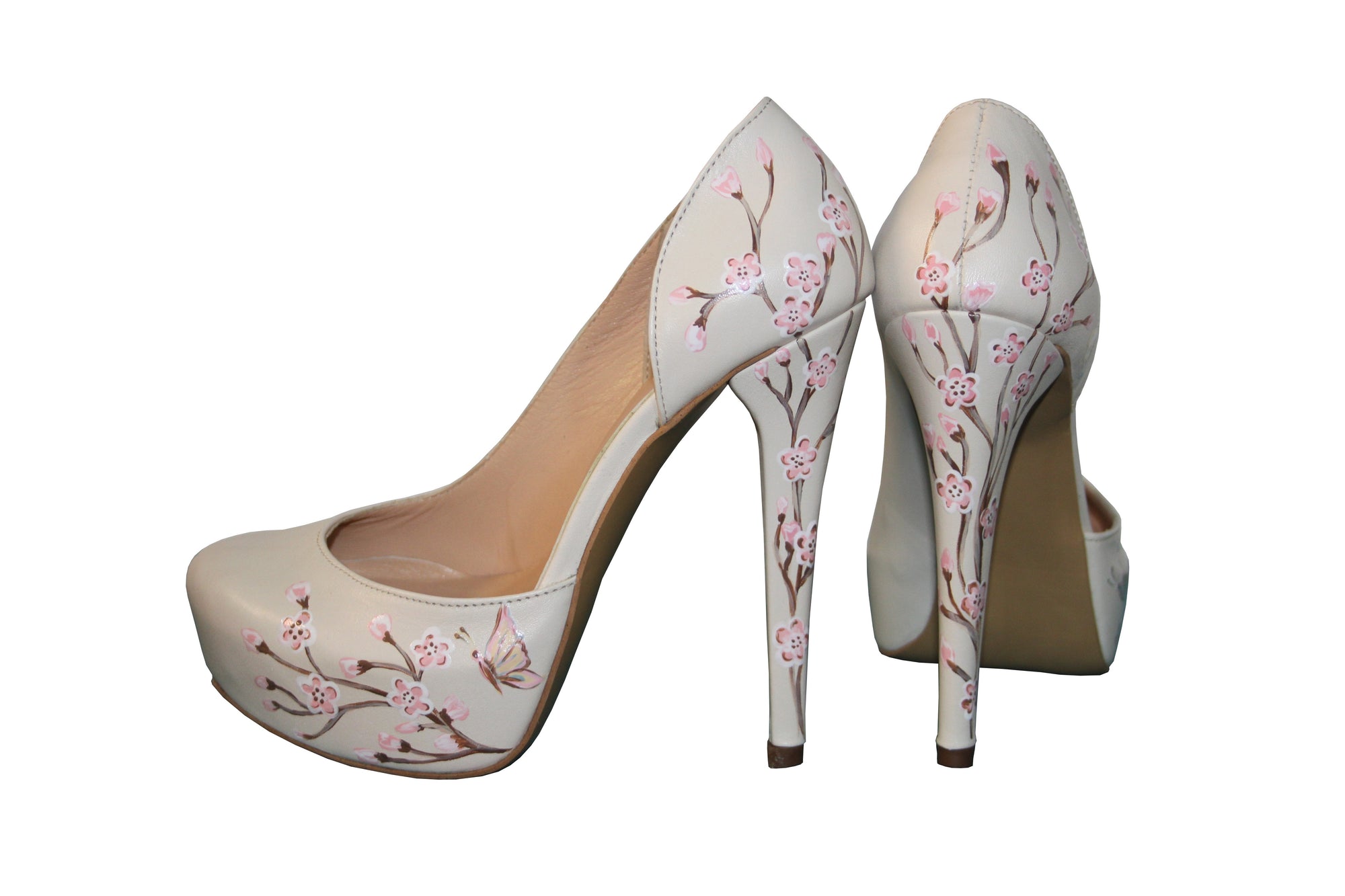 Pantofi pictati manual Blossom - orice culoare
