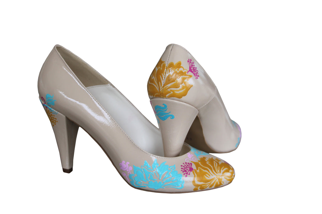 Pantofi pictati manual Exotic - orice culoare