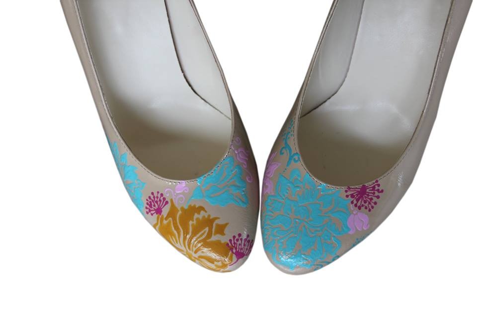 Pantofi pictati manual Exotic - orice culoare