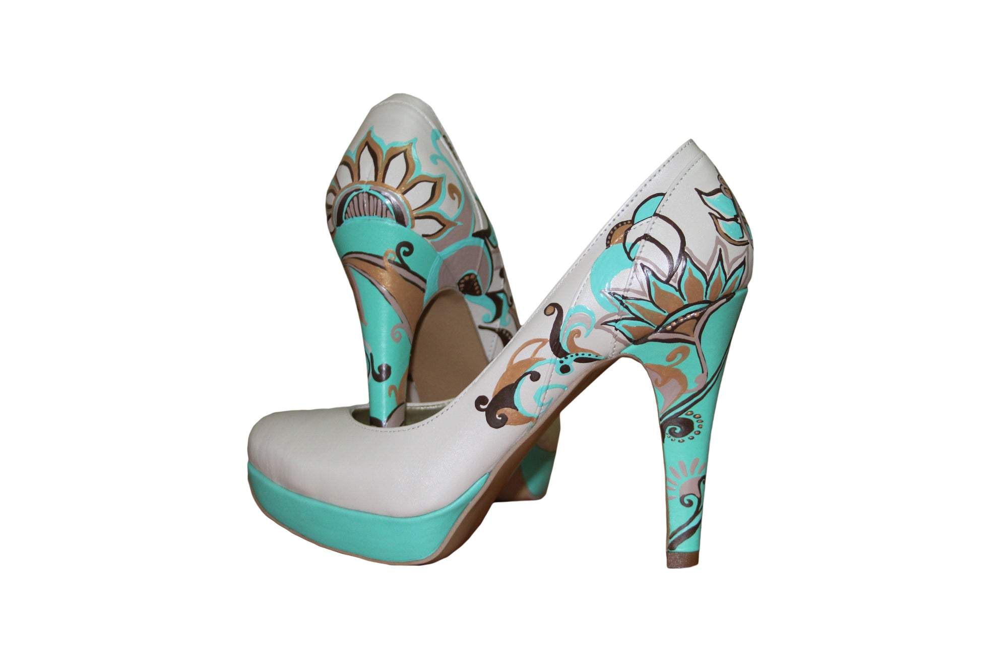 Pantofi pictati manual Fantasy - orice culoare